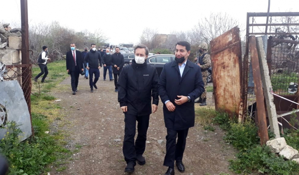 Türk Şurasının informasiya və media üzrə məsul nazirlərinin, yüksək vəzifəli rəsmilərinin Ağdama səfəri başlayıb