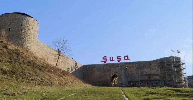Şuşada bərpa işləri davam edir - FOTOREPORTAJ