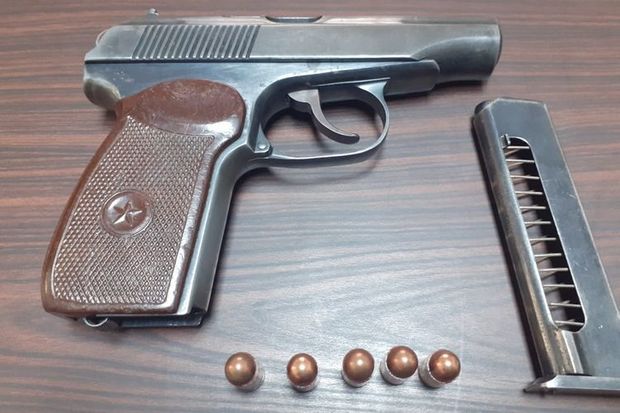 Biləcəri dəmir yolu stansiyasında silahlı şəxs saxlanıldı