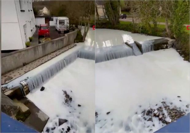 “Süd çayı”nı görənlər heyrətə düşdü - VİDEO