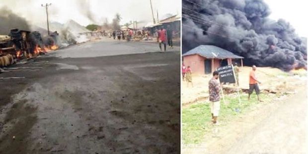 Yanacaq daşıyan maşın partladı: Onlarla şəxs həlak oldu - VİDEO