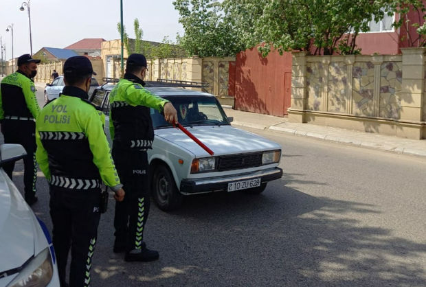 Reydlər zamanı 25 sürücü cərimələndi - FOTO