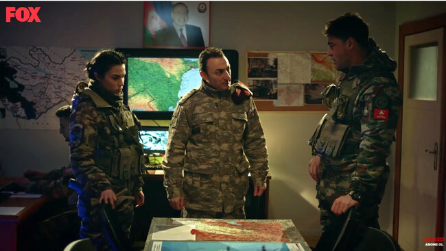 Qarabağla bağlı səhnələr məşhur türk serialında - VİDEO