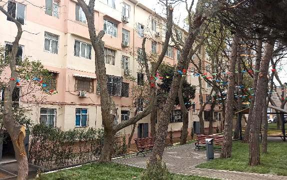 Nəsimi rayonunda növbəti abad həyət istifadəyə verildi - Fotolar