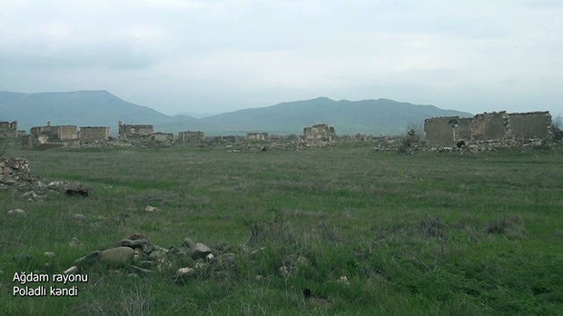 Кадры из села Поладлы Агдамского района - ВИДЕО