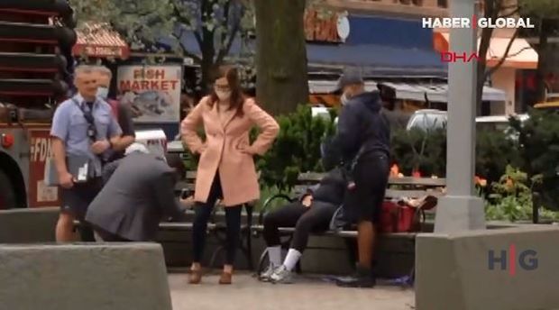 Həkim yanğınsöndürənlərlə əlbir olub iş yoldaşına qeyri-adi evlilik təklifi etdi – VİDEO