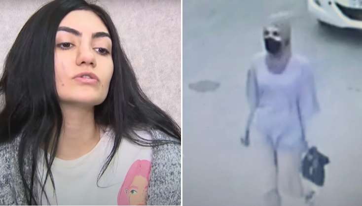 Bakıda gənc qadından şok əməl: Hicabını geyinib... - VİDEO