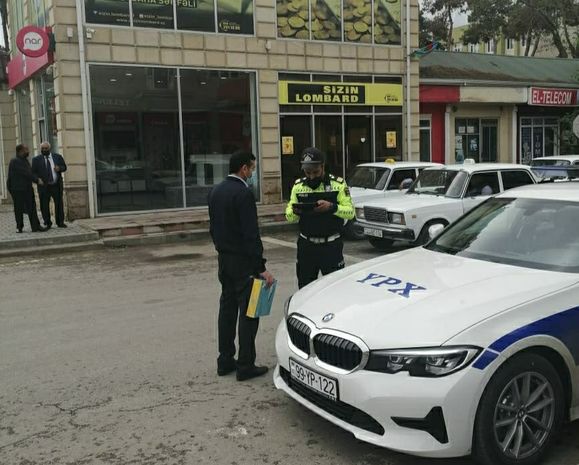 DYP-dən reyd: Piyada keçidlərindən istifadə etməyən şəxslər cərimələnib