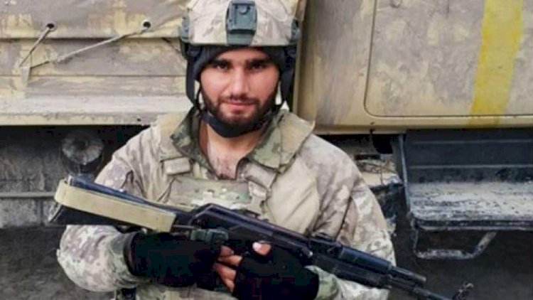 İntihar edən xüsusi təyinatlı zabitimizin görüntüləri - Video