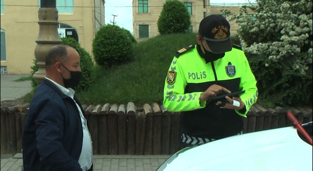 Karantin qaydalarını pozan sürücülər cərimələnib - FOTO
