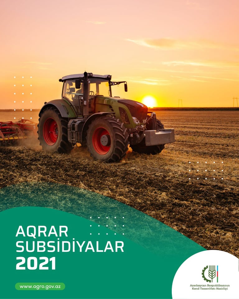 Bu günədək 294499 fermerə 121 milyon manatdan çox əkin subsidiyası ödənilib