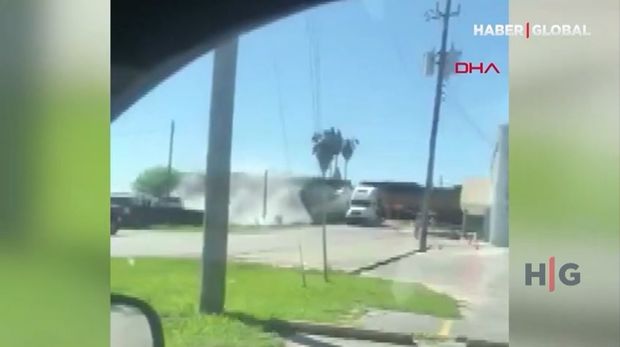 Qatar yük maşını ilə toqquşdu – ANBAAN VİDEO