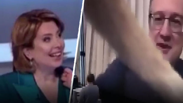 Ukraynada canlı yayıma qoşulan nazir müavininin ekranında “dəvətsiz qonaq” - VİDEO