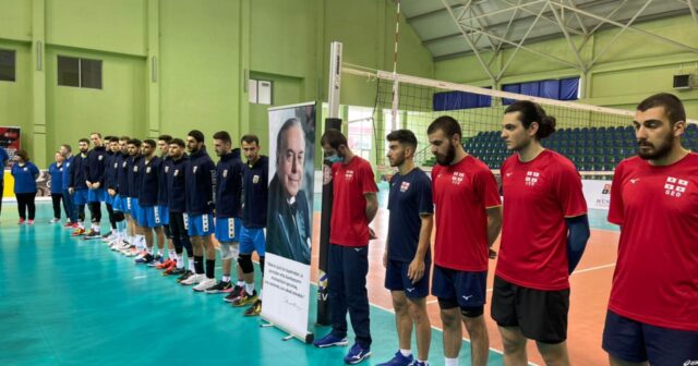 Gürcüstanda voleybol üzrə milli komandalar arasında Ulu Öndər Heydər Əliyevə həsr olunan yoldaşlıq oyunu keçirilmişdir