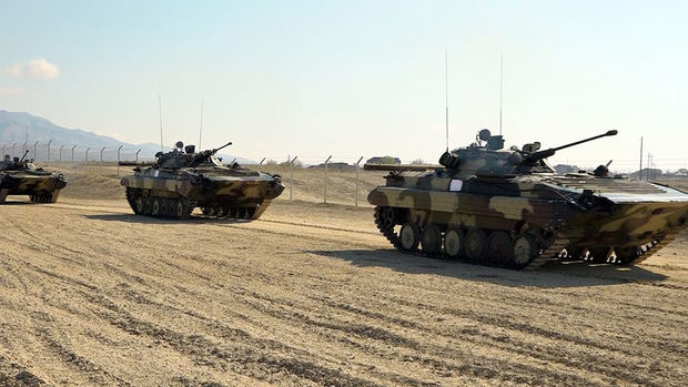 Azərbaycan Ordusu Naxçıvanda təlimlərə başladı - VİDEO