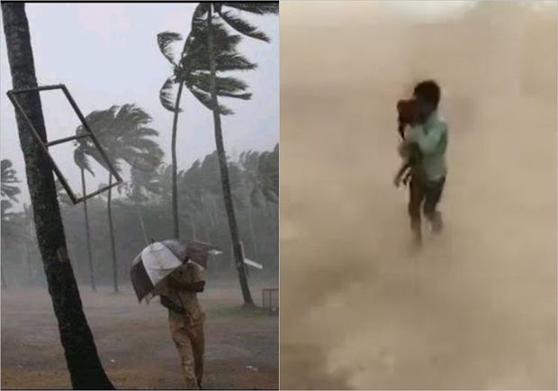 Koronavirusun tüğyan etdiyi Hindistan daha bir fəlakətlə də üzləşdi: Ölənlər var - VİDEO