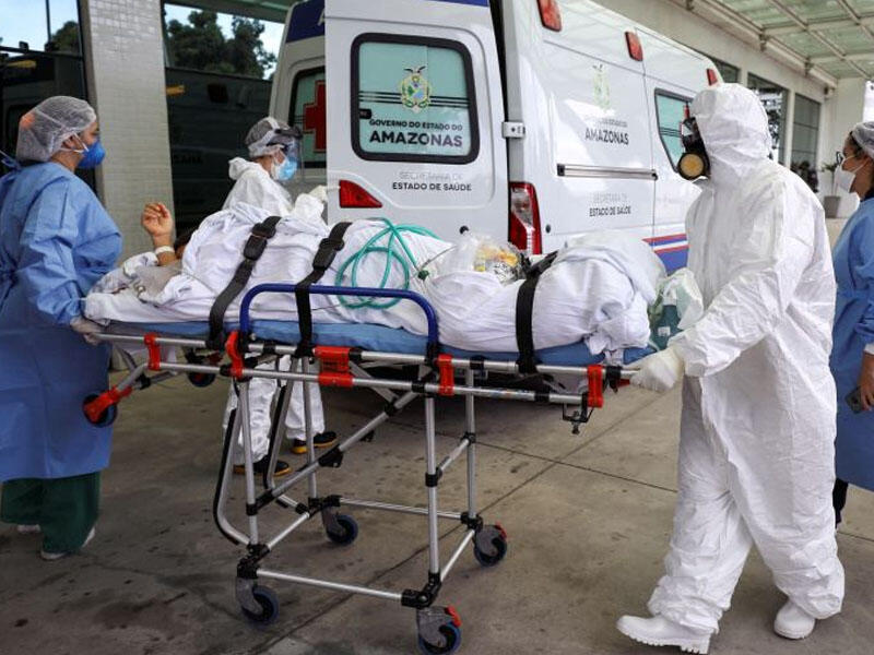 Braziliyada koronavirusdan daha 2 513 nəfər ölüb