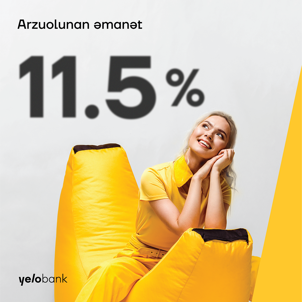 Yelo Bank əmanət faizlərini artırdı
