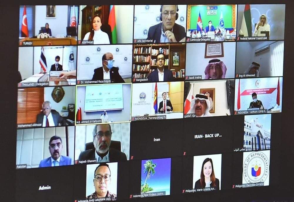 Qənirə Paşayeva Asiya Parlament Assambleyasının keçirdiyi videokonfransda iştirak edib