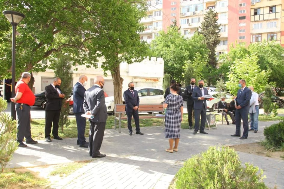 Azay Quliyev seçicilərlə görüş keçirib