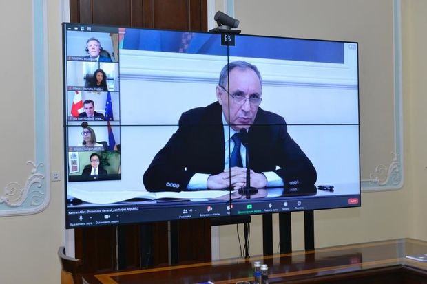 Baş prokuror Aİ-nın tədbirində korrupsiyaya qarşı mübarizədən danışdı