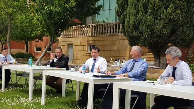 Hikmət Hacıyev Aİ səfirləri ilə görüşüb – FOTO