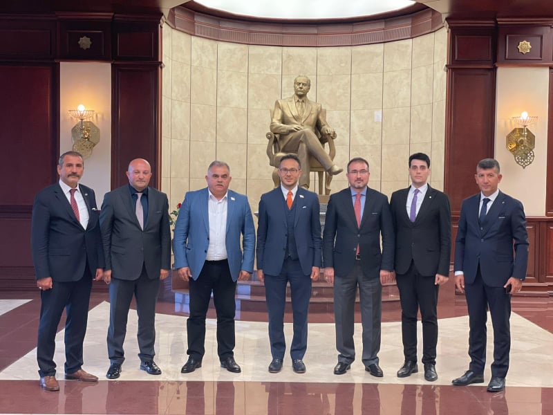 Ramil Həsən Hikmet Erenin başçılıq etdiyi nümayəndə heyəti ilə görüşdü - FOTOLAR