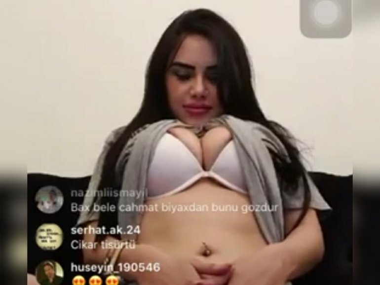 Naz Mila canlı yayımda görün nə etdi +18 VİDEO