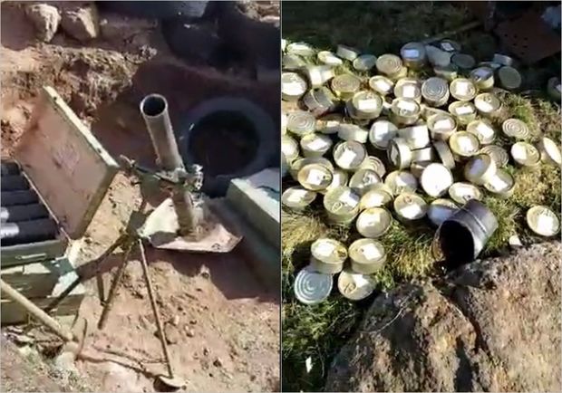 Azərbaycan-Ermənistan sərhədindən görüntülər: Ermənilər hər şeyi atıb qaçıb - VİDEO