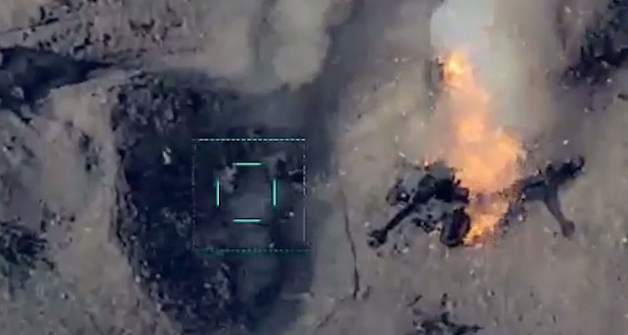 Опубликованы кадры уничтожения вражеских артиллерийских установок во время Отечественной войны - ВИДЕО