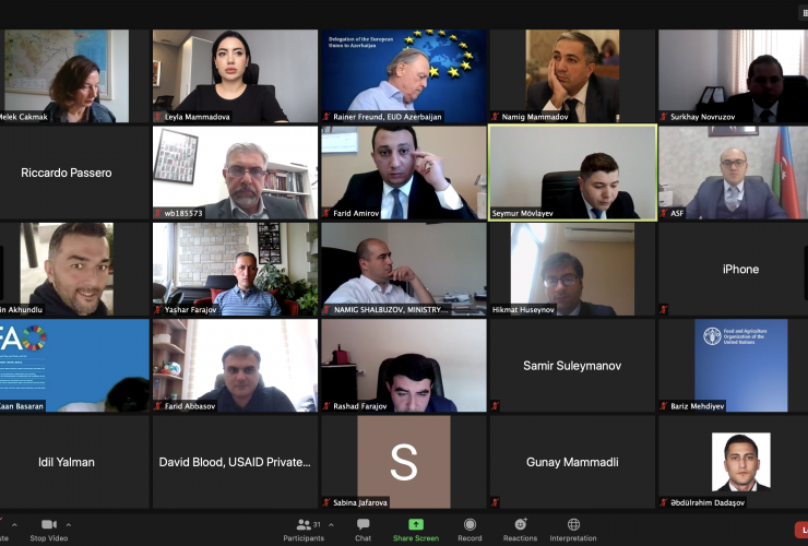 Aqrar Kredit və İnkişaf Agentliyinin təşkilatçılığı ilə Donor Əlaqələndirmə görüşü keçirilib