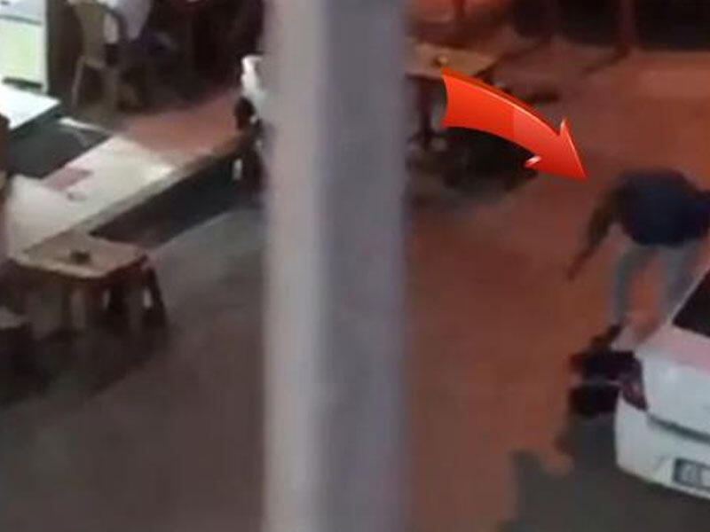 Keçmiş həyat yoldaşını küçədə ölümcül hala saldı - Ətrafdakılar isə telefona çəkdilər - VİDEO