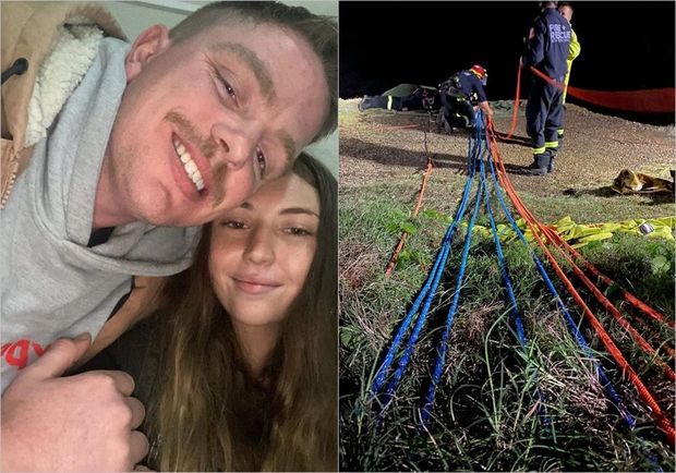 Dalğanın okeana sürüklədiyi cütlük 13 saat mağarada qaldı - FOTO