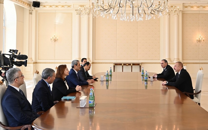 Prezident Bəkir Şahini qəbul etdi