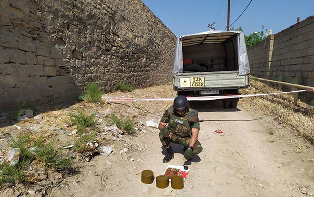 Bakıda çox sayda sursat aşkarlandı – VİDEO