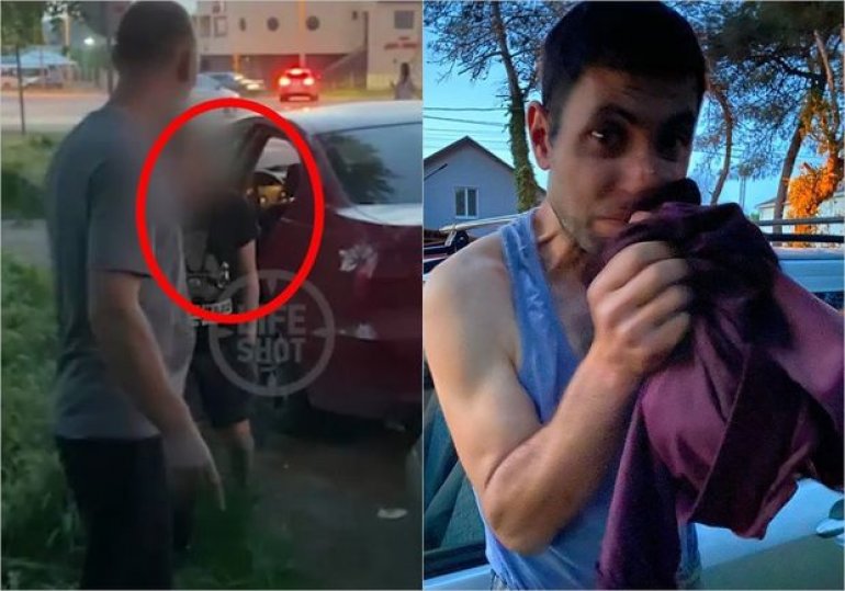 Krasnodarda uşaq son anda erməni pedofilin əlindən qurtuldu - FOTO/VİDEO