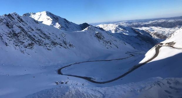 Началось строительство туннелей и дорог на Омарском перевале - ВИДЕО