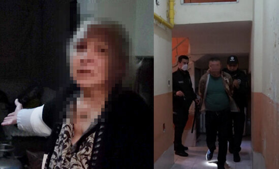 DƏHŞƏT: Oğlan anasını DÖYDÜ - FOTO