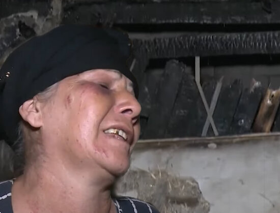 Ana və 2 azyaşlı uşağın diri-diri yandığı evdən dəhşətli görüntülər - VİDEO