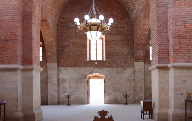 Müqəddəs Məryəm Ana Alban kilsəsi bərpadan sonra - Video