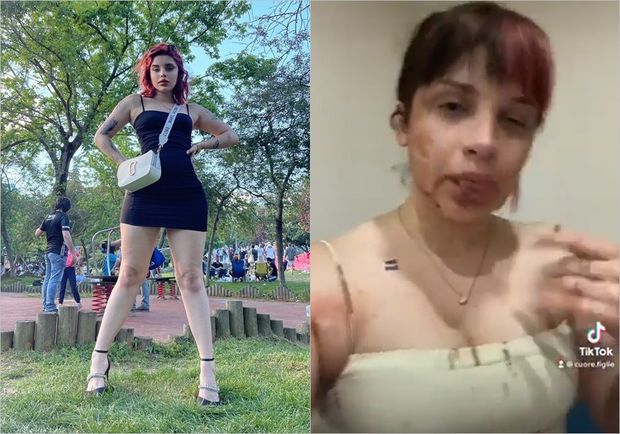 Türkiyəli aktyor sevgilisini dar geyindiyi üçün vəhşicəsinə döydü - VİDEO