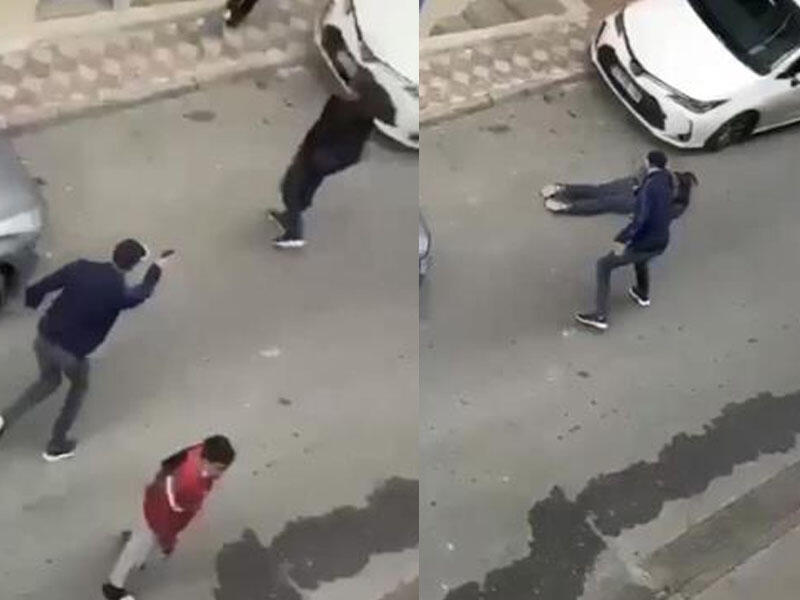 Şəhərin mərkəzində güllələndi - Anbaan VİDEO