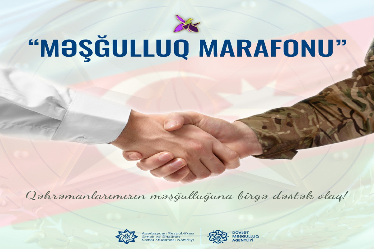 Qazi və şəhid ailələrinə dəstək üçün “Məşğulluq marafonu