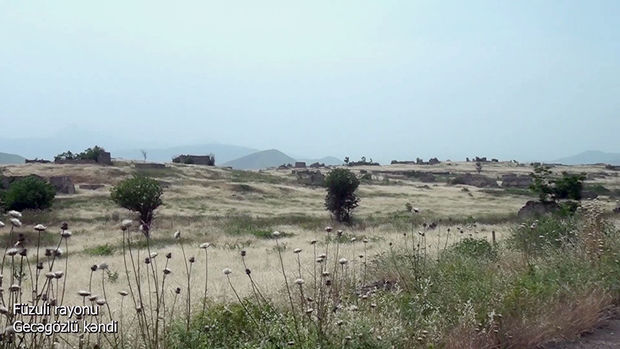 Кадры из села Геджагезлю Физулинского района - ВИДЕО