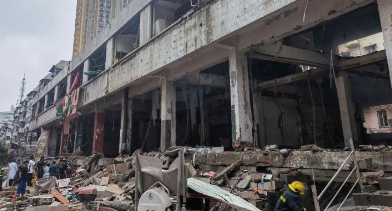 Bazarda dəhşətli partlayış: 11 nəfər öldü, 144 yaralı var - VİDEO