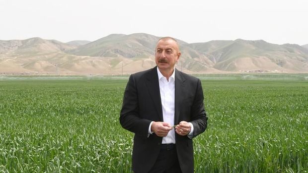 İlham Əliyev Daşaltıda inşa olunacaq tunelin təməlini qoydu