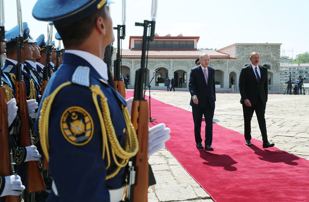 Türkiyə prezidentinin Şuşaya ilk səfəri - FOTO