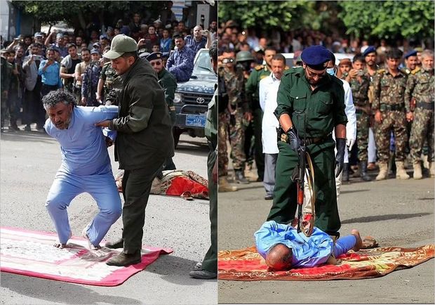 Uşaq qatilləri insanların gözü qarşısında güllələndi – FOTO