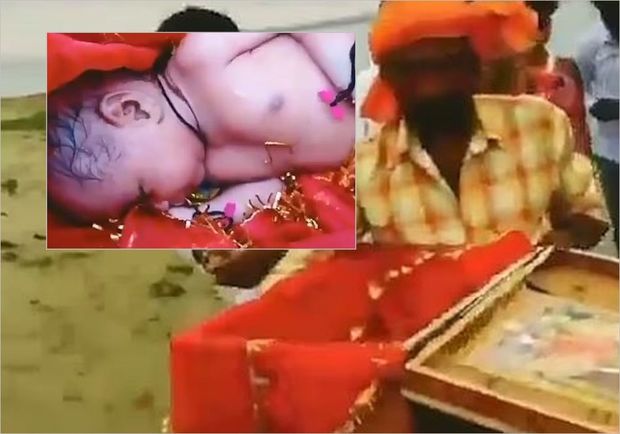 Çayda üzən sandıqdan körpə uşaq çıxdı – FOTO/VİDEO