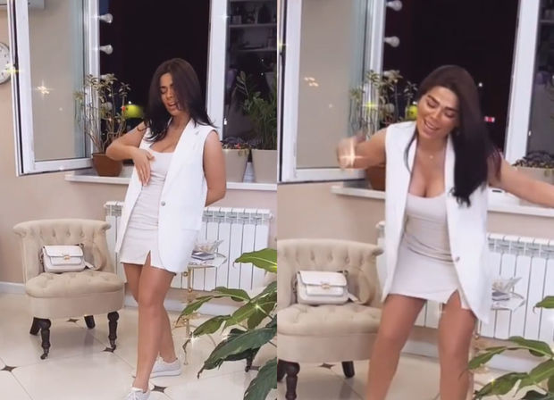 Страстный танец от очаровательной дочери Раксаны - ВИДЕО